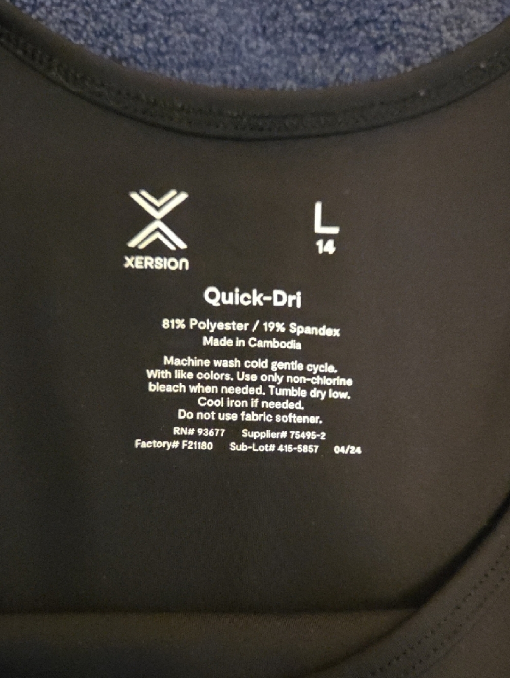 EUC Xersion Girls Black Wide-Leg Sleeveless Romper - Picture 2 of 2